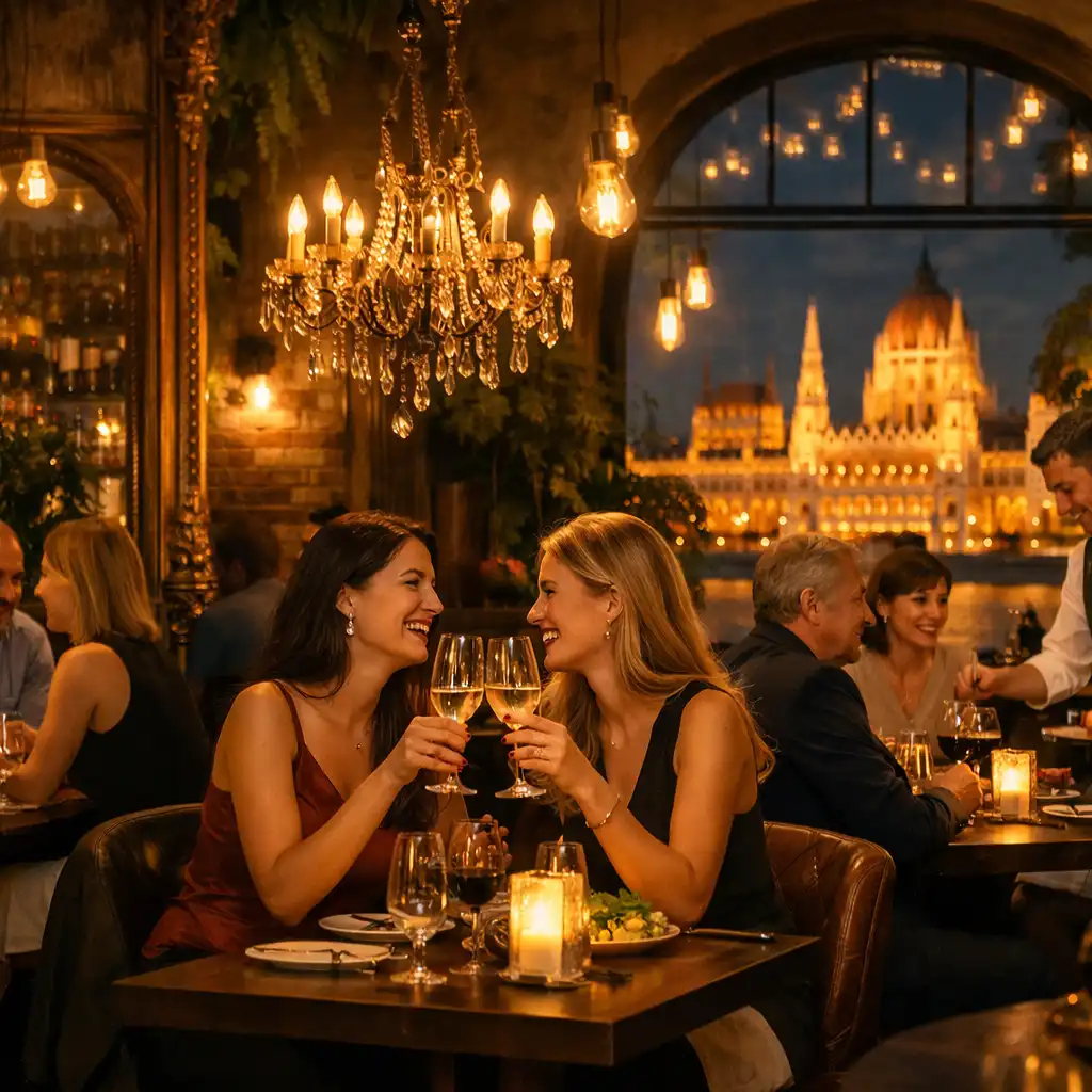 Atmoszférikus fotók a Magyar Night Club Hub étterméről és eseményeiről