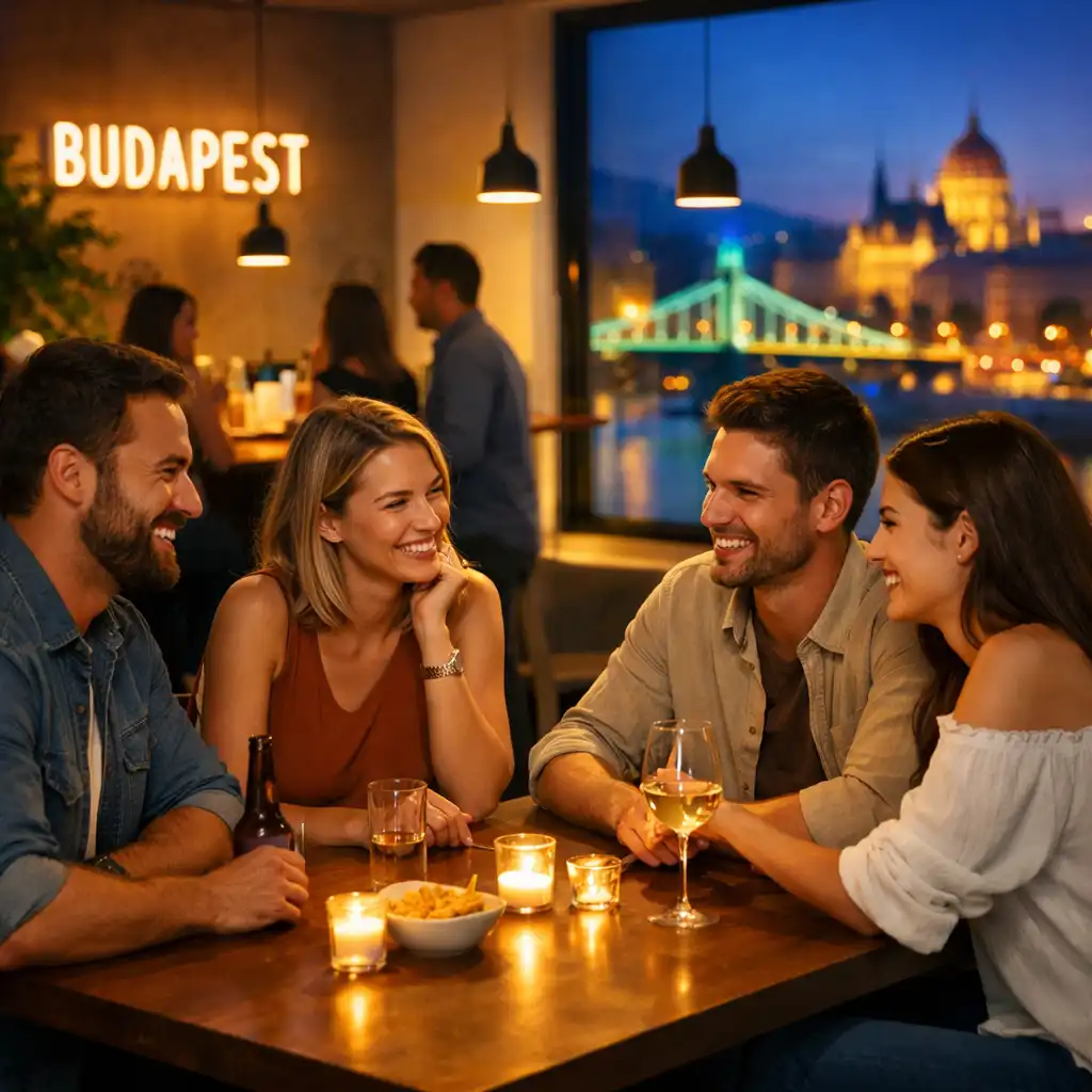 Stílusos ünnepi dekorációval berendezett privát eseménytér