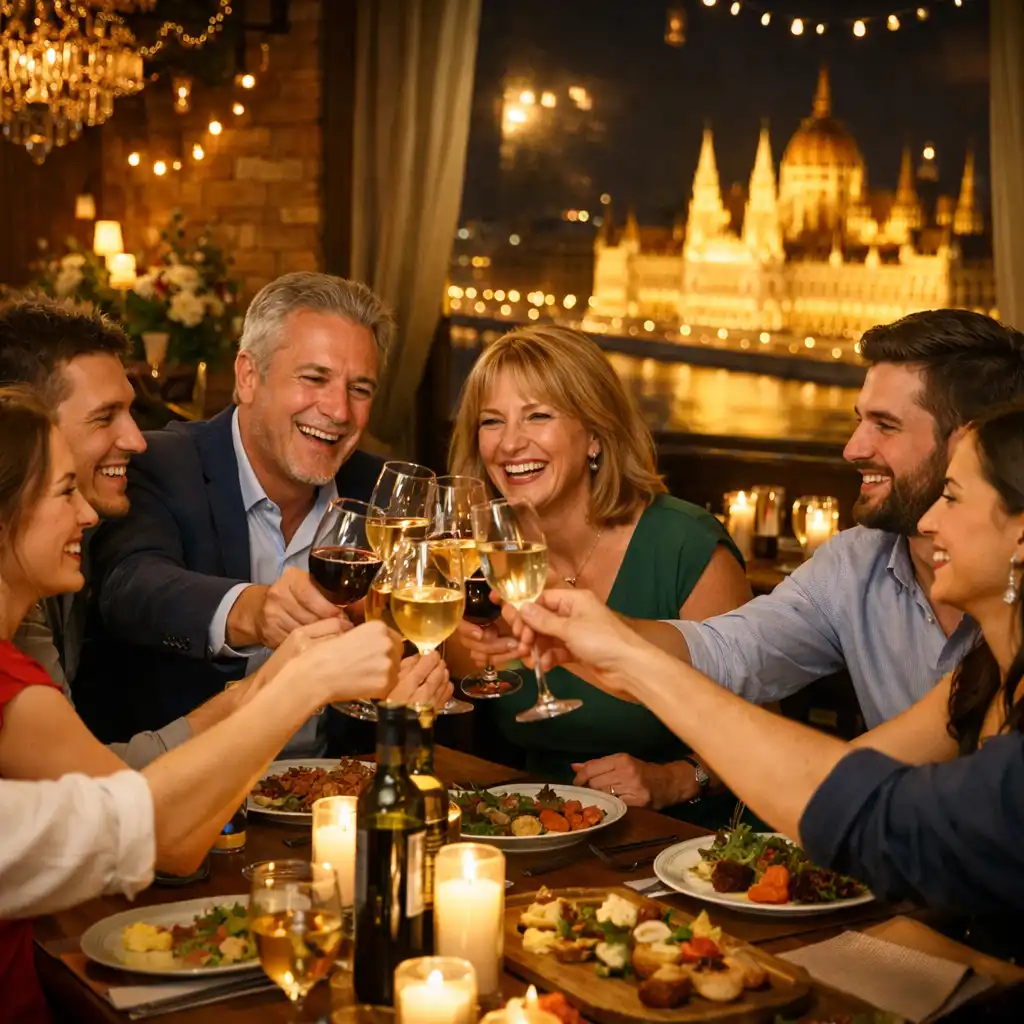 Privát ünneplés elegáns budapesti helyszínen